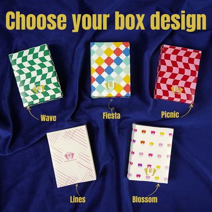 Wave Fiesta Picnic Lines Grid